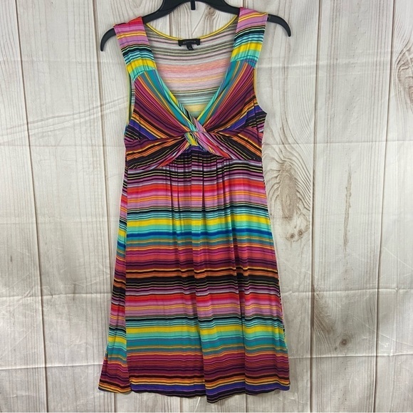 Spense Striped Sleeveless Empire Waist Shift Dress Women’s Size Medium - Picture 5 of 8